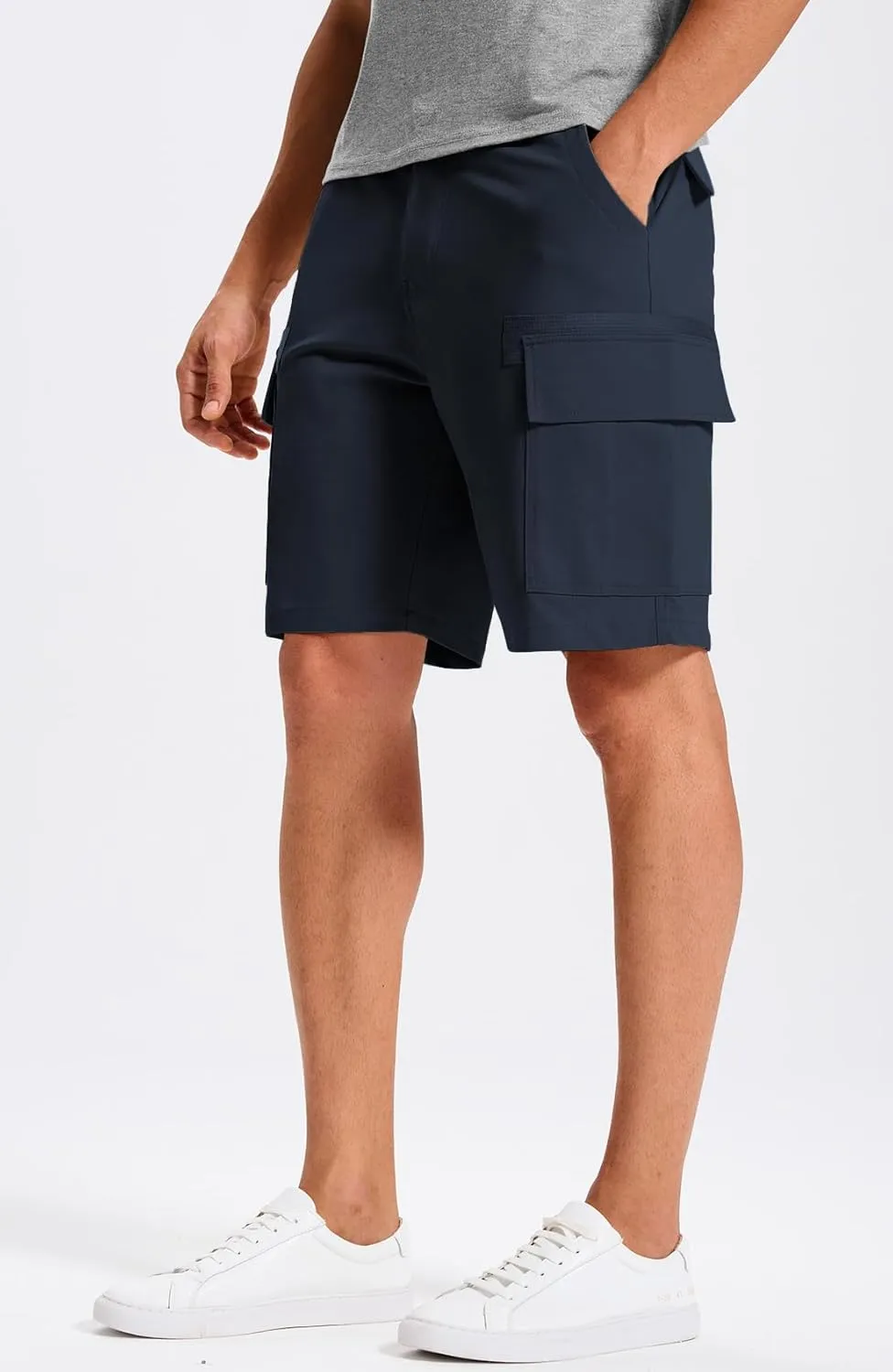Cargo Shorts for Men ?C Mens Shorts Men Casual with 6 Pockets Summer Lightweight Outdoor Hiking Work Golf