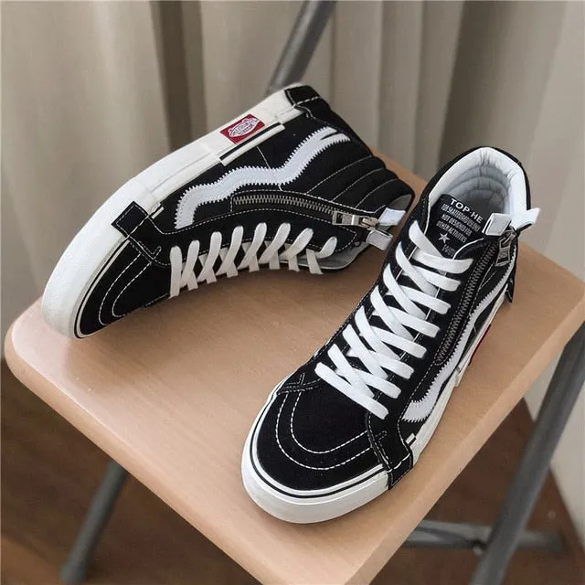 Men Casual Shoes High Top Mens Canvas Shoes For Woman Walking Shoes Fashion Flats Brand Students Sneakers 2021 New Spring Autumn