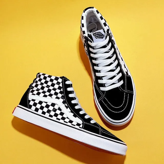 Men Casual Shoes High Top Mens Canvas Shoes For Woman Walking Shoes Fashion Flats Brand Students Sneakers 2021 New Spring Autumn