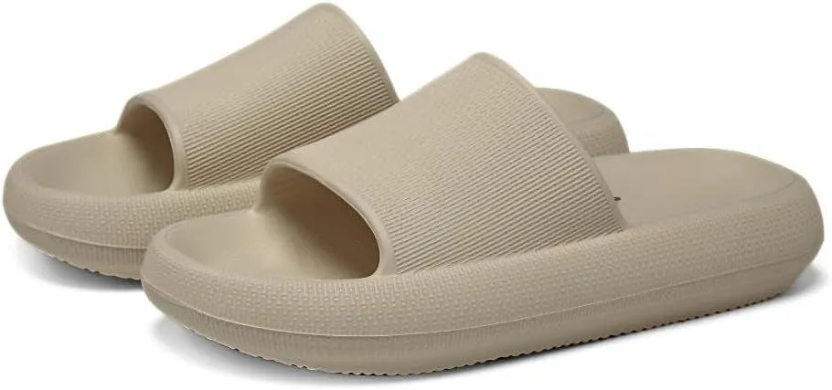 Non Slip Cushion Slippers - Quick Drying Open Toe Design