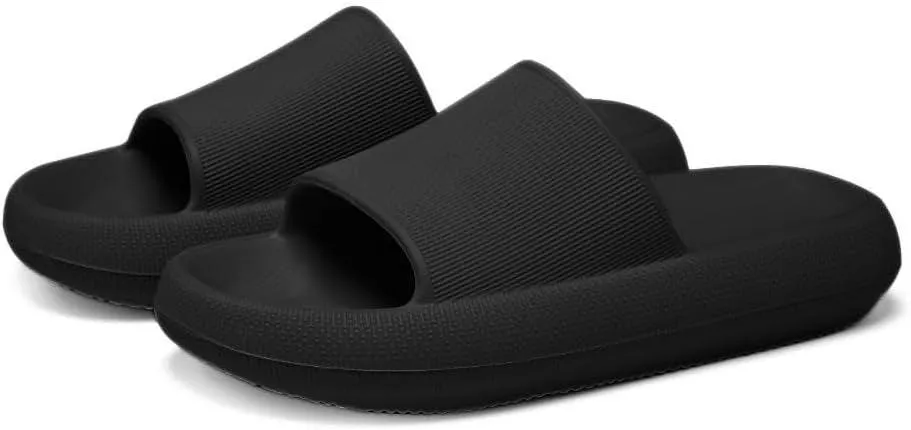 Non Slip Cushion Slippers - Quick Drying Open Toe Design