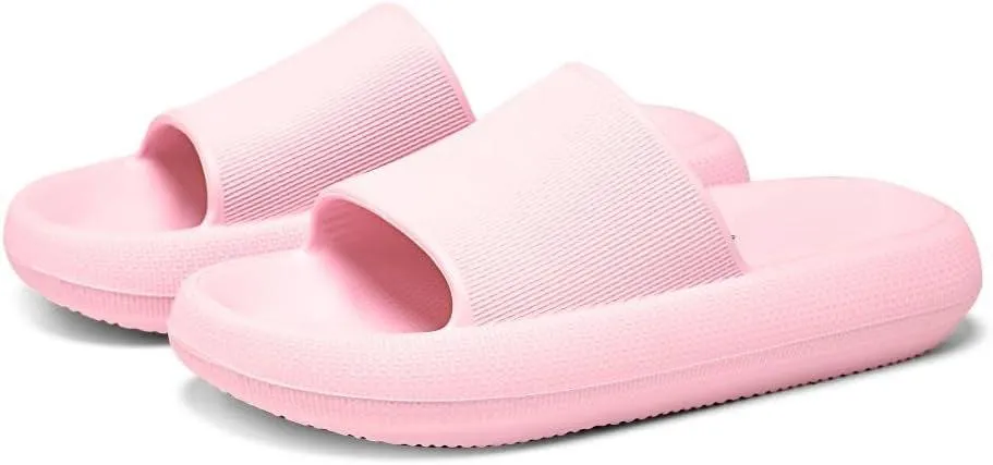 Non Slip Cushion Slippers - Quick Drying Open Toe Design