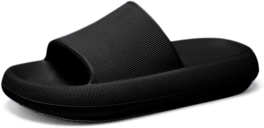 Non Slip Cushion Slippers - Quick Drying Open Toe Design