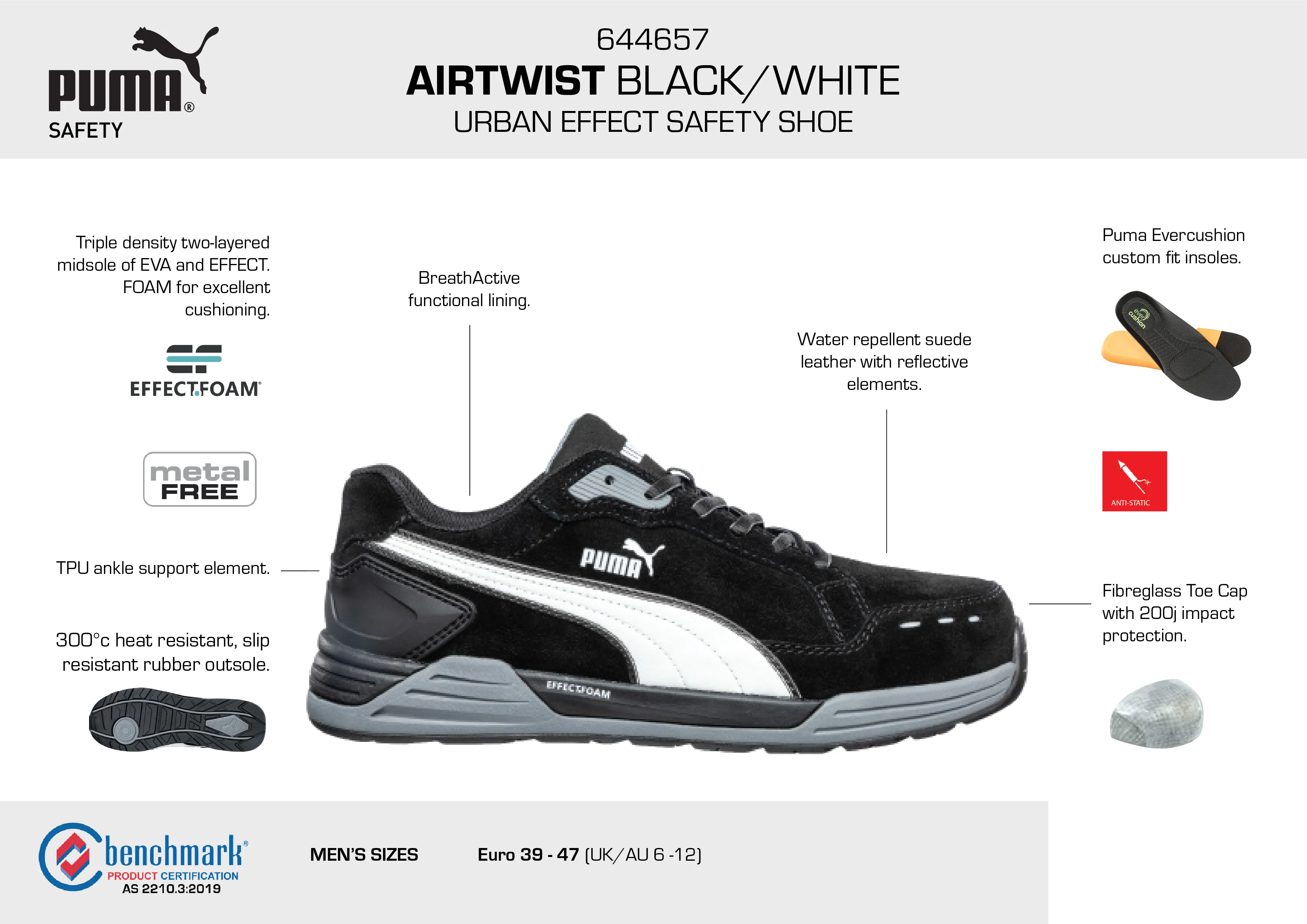 PUMA Airtwist Black/White (PUM644657)