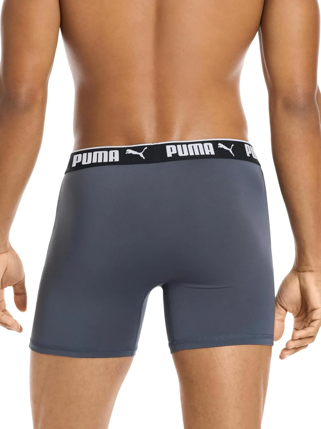 PUMA Men's 5 Pack Performance Boxer Briefs