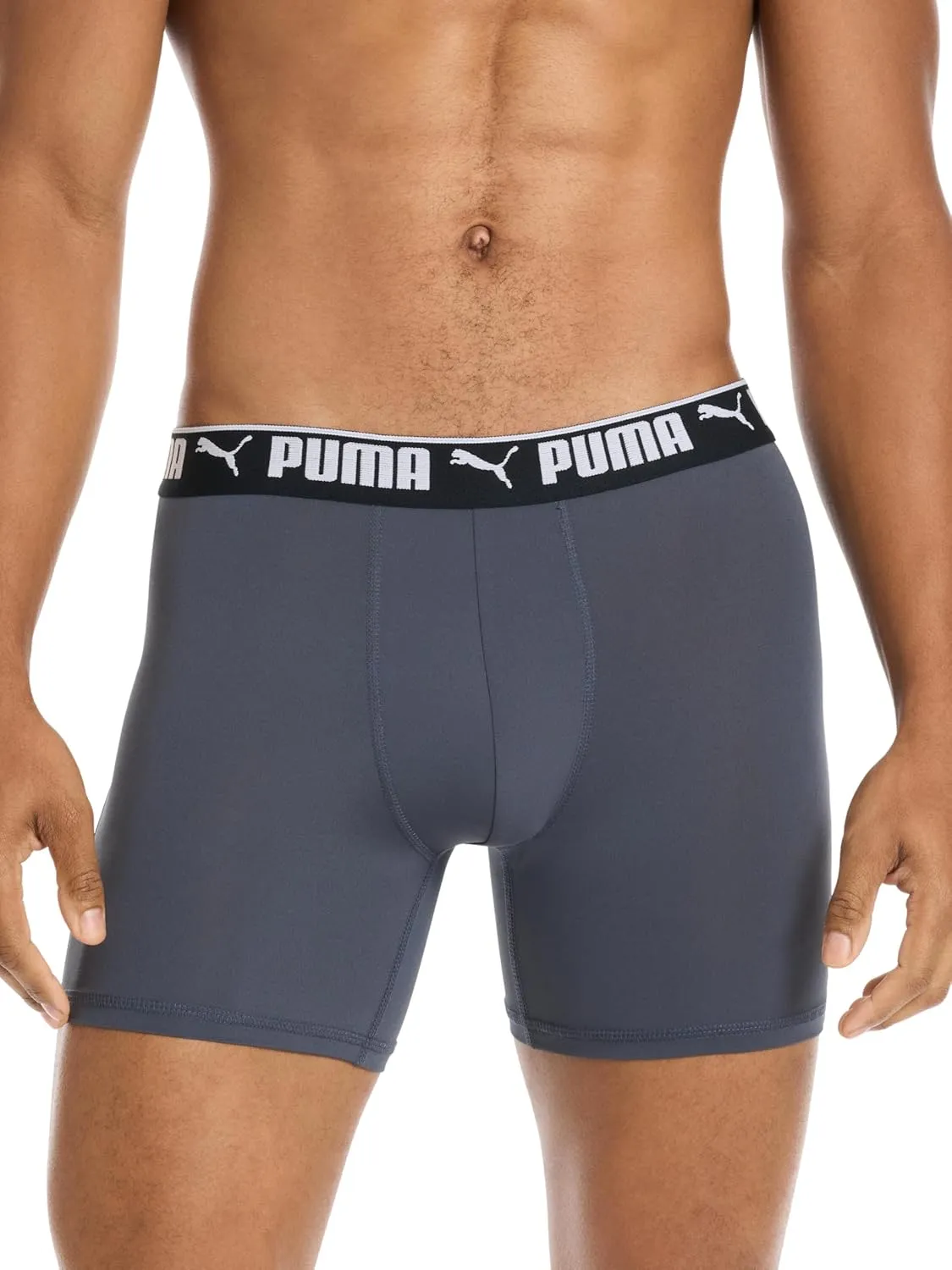 PUMA Men's 5 Pack Performance Boxer Briefs
