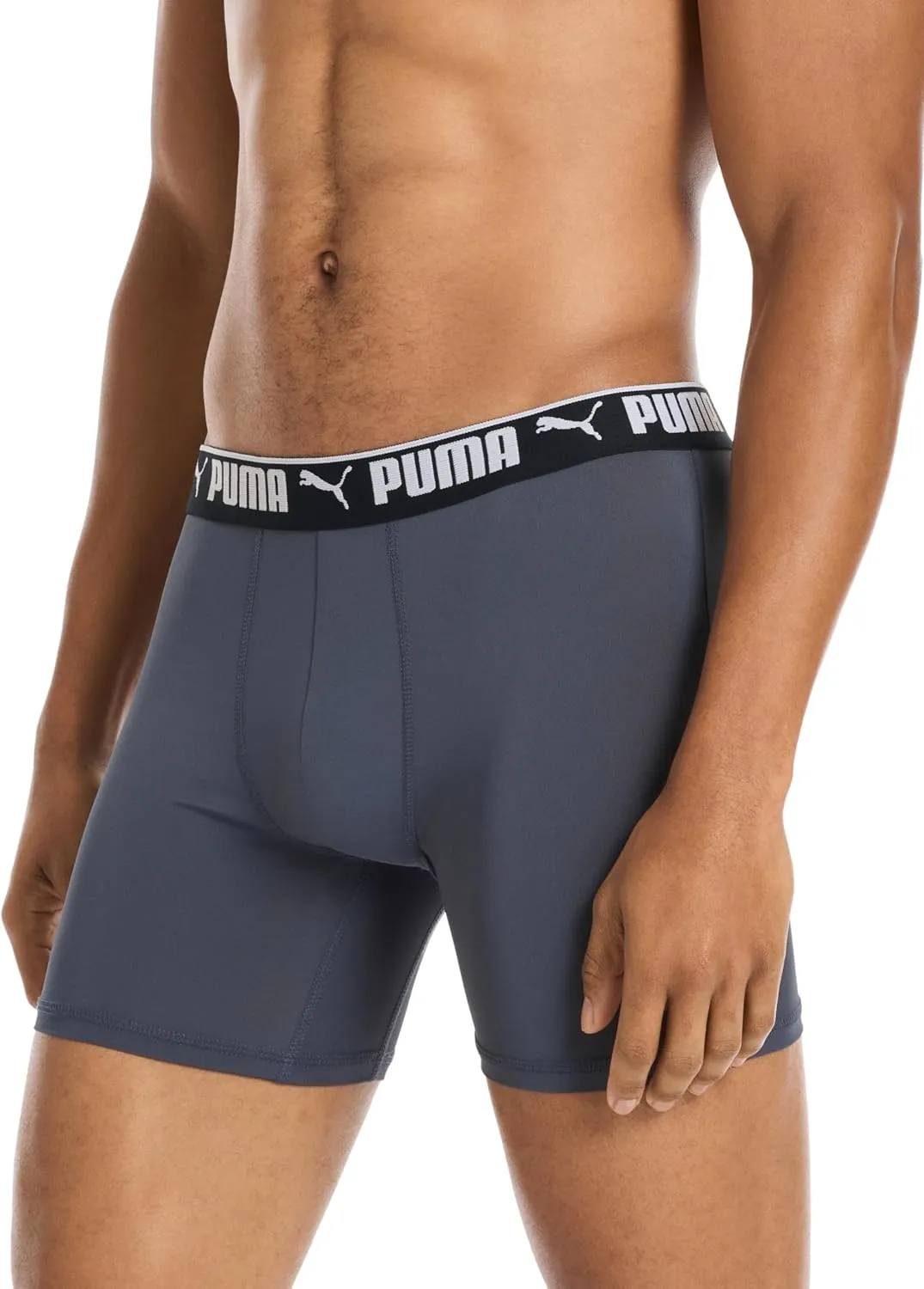PUMA Men's 5 Pack Performance Boxer Briefs
