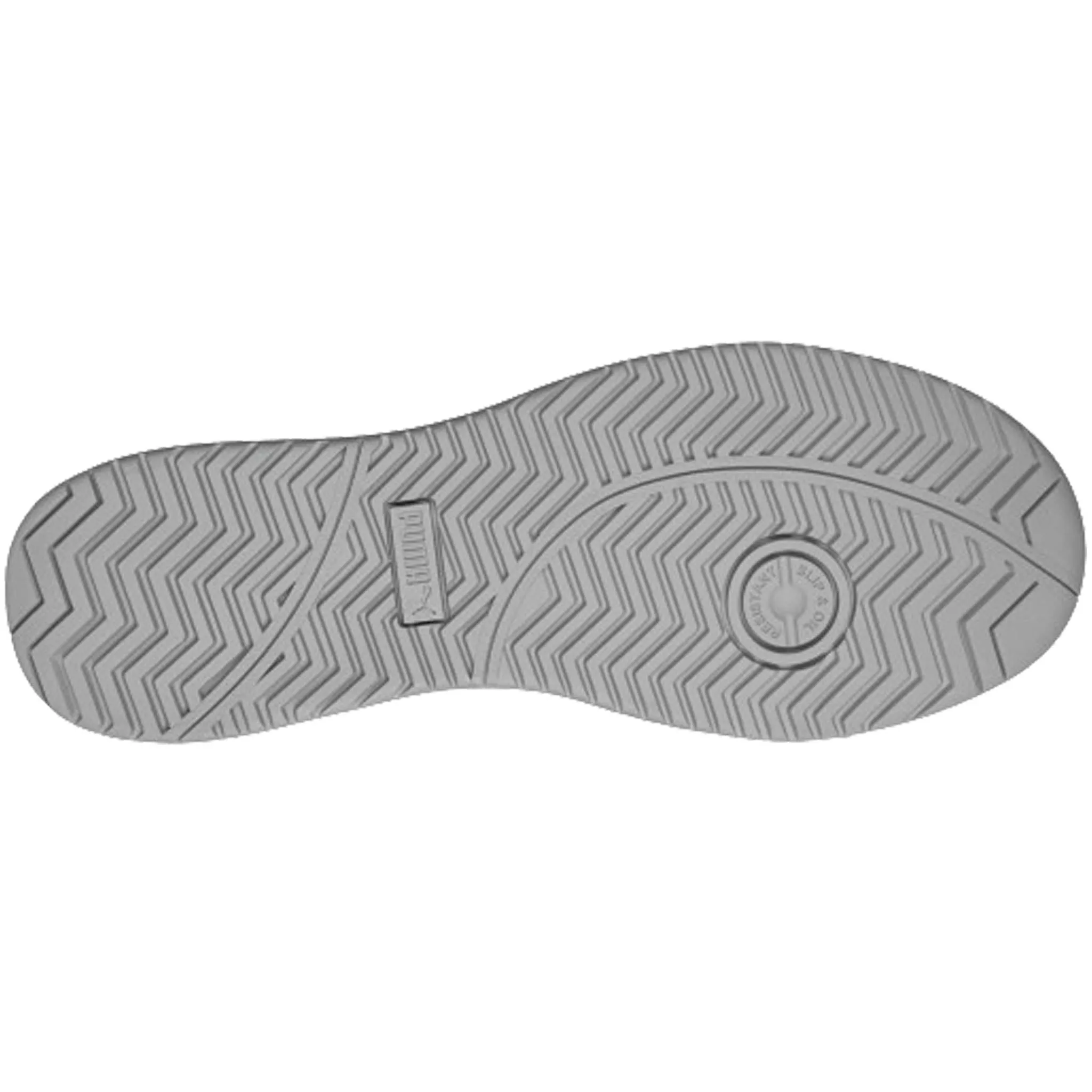 Puma Men's 640035 Iconic Suede Low Grey Composite Safety Toe Metal Free Work Shoes