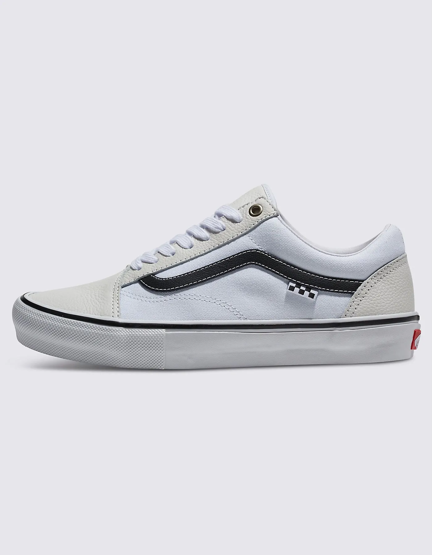 Skate Old Skool Leather White/White Shoes