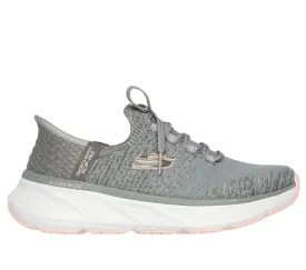 Skechers Women's Edgeride Sneakers- Grey/ Pink