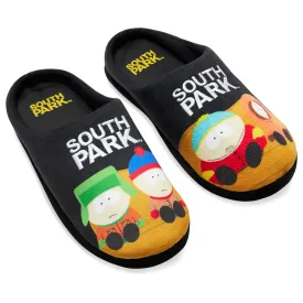 South Park Mens Mule Slippers, Non Slip Cosy