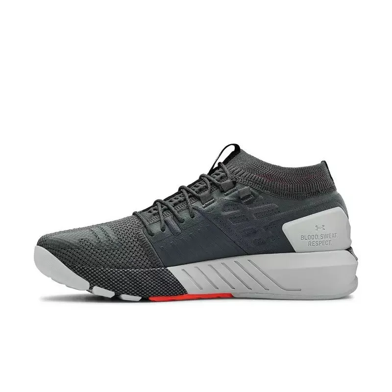 Under Armour Project Rock 2 "Grey/Red" Men's Training Shoes For Boys And Girls 3022024-102