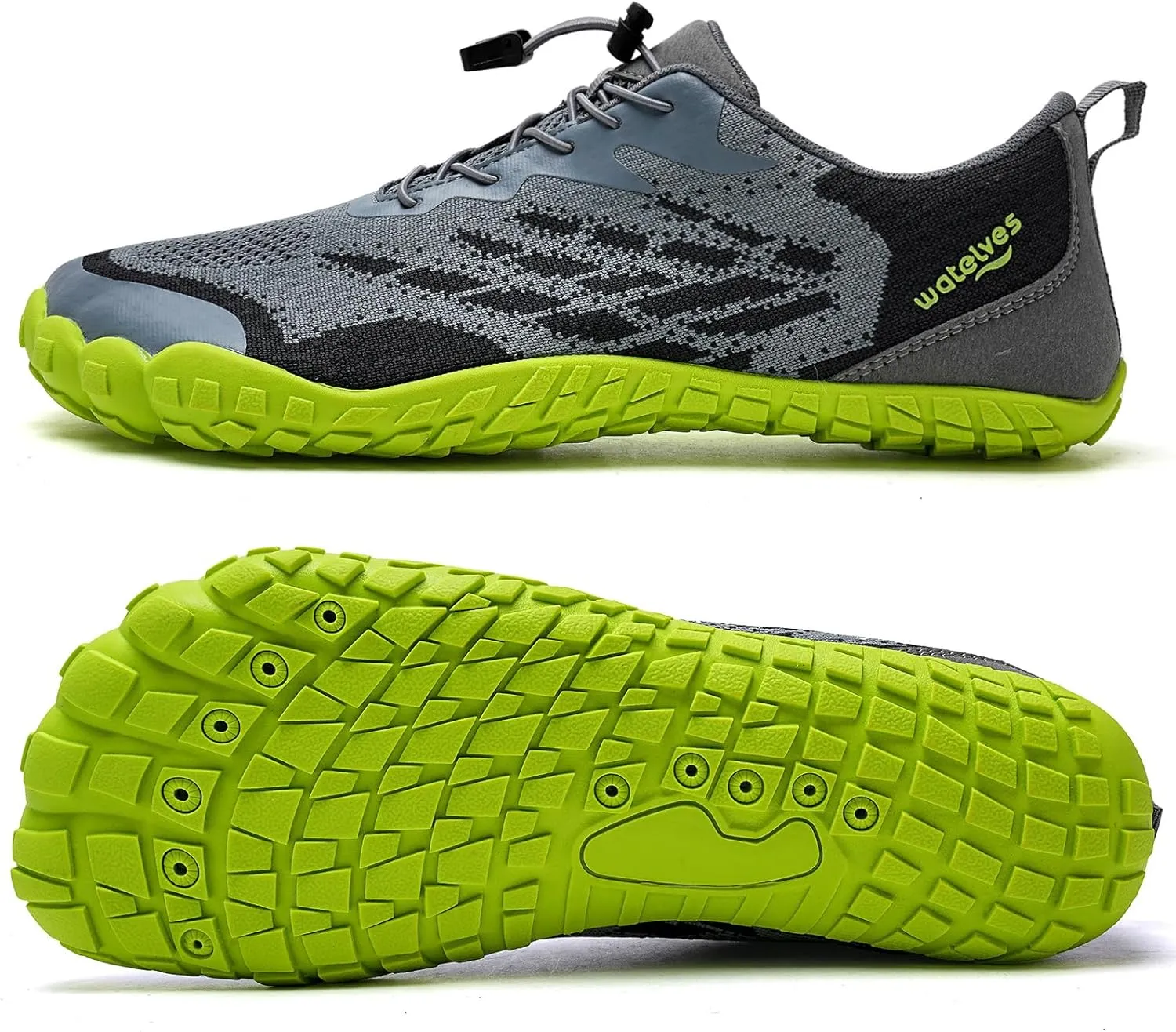 WateLves Water Shoes Men Women Beach Barefoot Aqua Socks Breathable Wide Swim Outdoor Walking Anti Slip Pool Shoes for Hiking Kayaking Diving Surfing