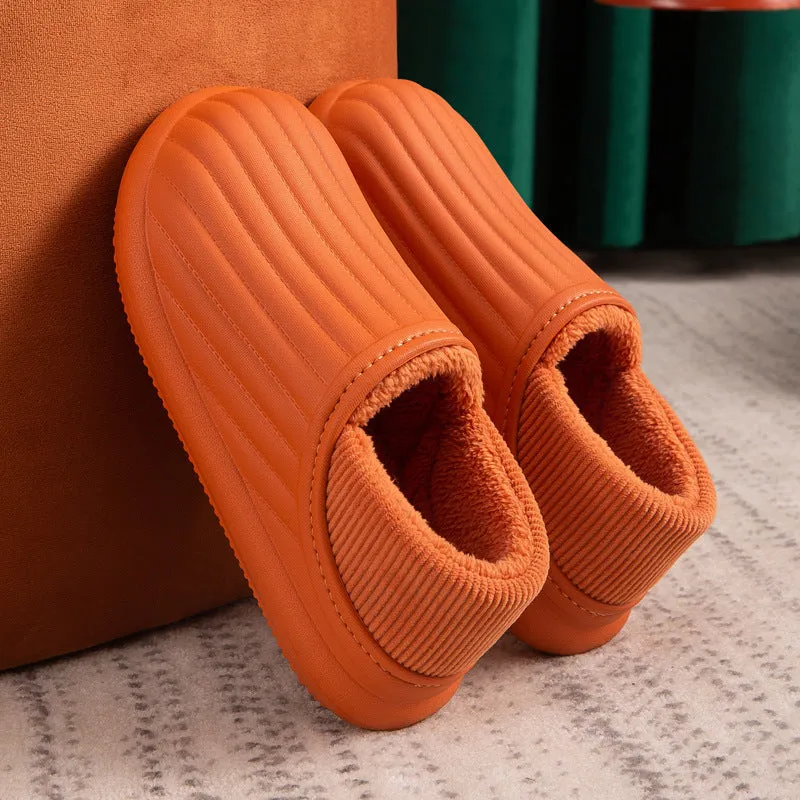 Waterproof Non Slip Plush Slippers